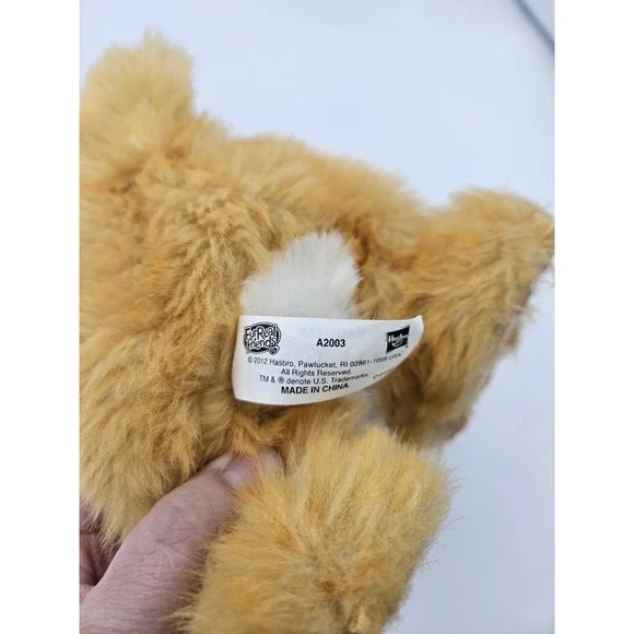 Hasbro FurReal Friends Ginger Cat Interactive Plush Toy 2012 Orange Tabby 14" - Picture 4 of 6